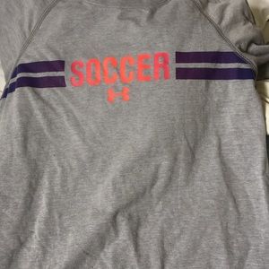 Under armor soccer girl shirt